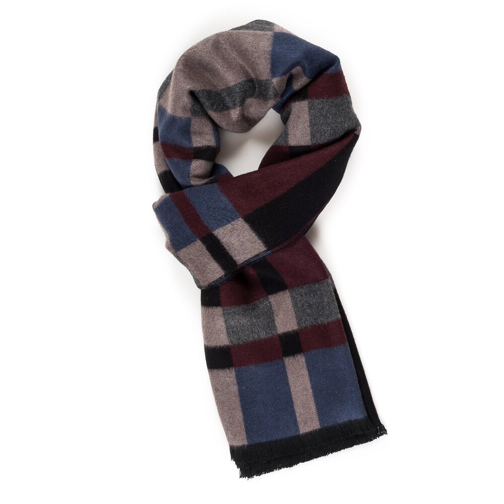5814 Scarf Reversible Elegant Classic Cashmere Feel Scarves for Fall Winter
